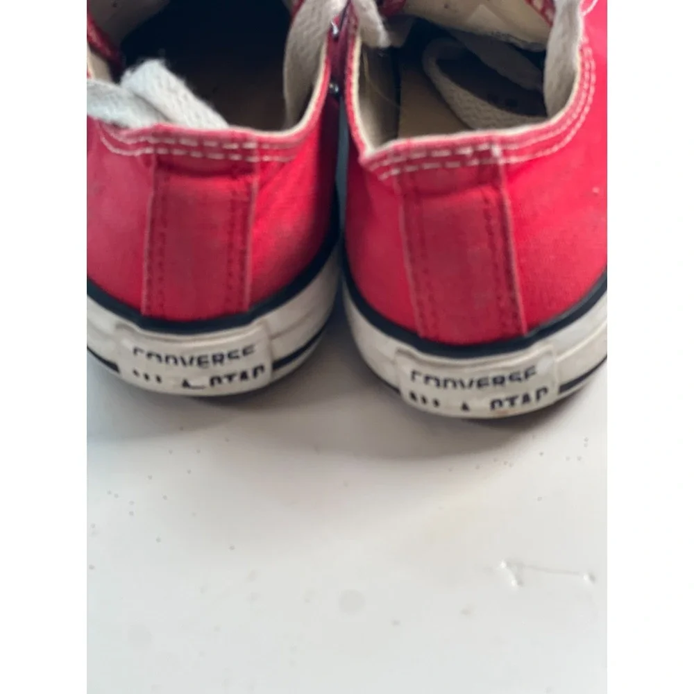 Converse Red Shoes Youth Sz 13 & Revolution Black Shoes Sz 01 Sneakers Bundle